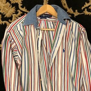 Vintage Ralph Lauren striped dress shirt!